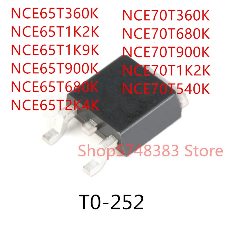 10PCS NCE65T360K NCE65T1K2K NCE65T1K9K NCE65T900K NCE65T680K NCE65T2K4K NCE70T360K NCE70T680K NCE70T900K NCE70T1K2K NCE70T540K