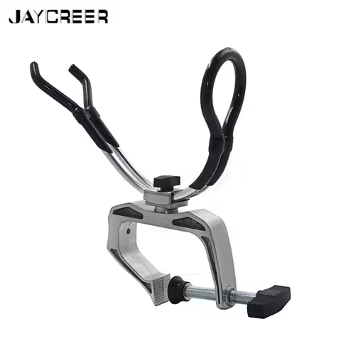 JayCreer Raft Boat Support Fishing Pole Rod Holder Boat Deck Mount Clamp Marine