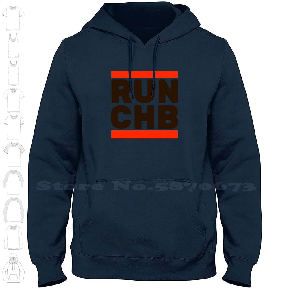 Run Chb Nick Chubb 100% Cotton Hoodie T-Shirt Football Team Ohio Baker Mayfield Sport Newest Obj Nick Chubb