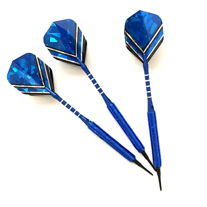 2020 new 3pcs soft tip darts 14g dart pin throwing tip soft tip dart shaft beautiful blue