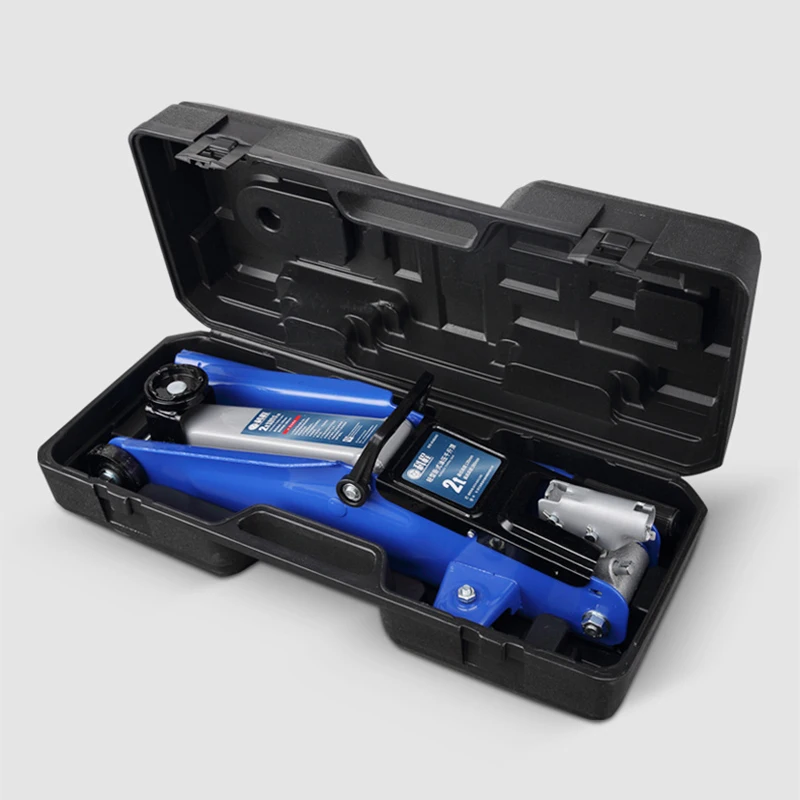 Herramienta de elevación de coche con gato Horizontal 2t, herramienta de cambio de neumáticos hidráulica portátil multifuncional para vehículos todoterreno