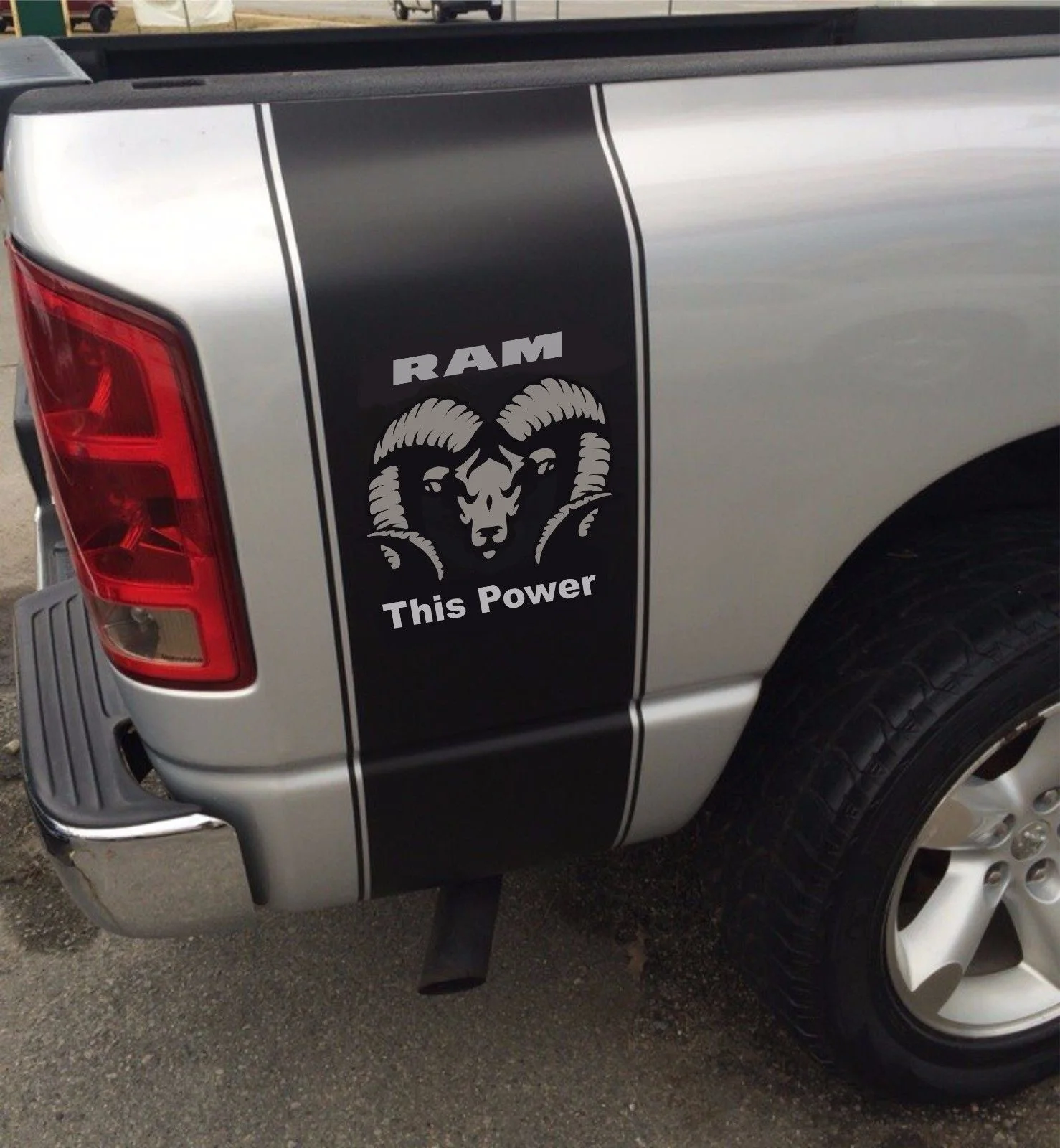 

2 шт., автомобильные наклейки для Dodge Ram 1500 2500 3500