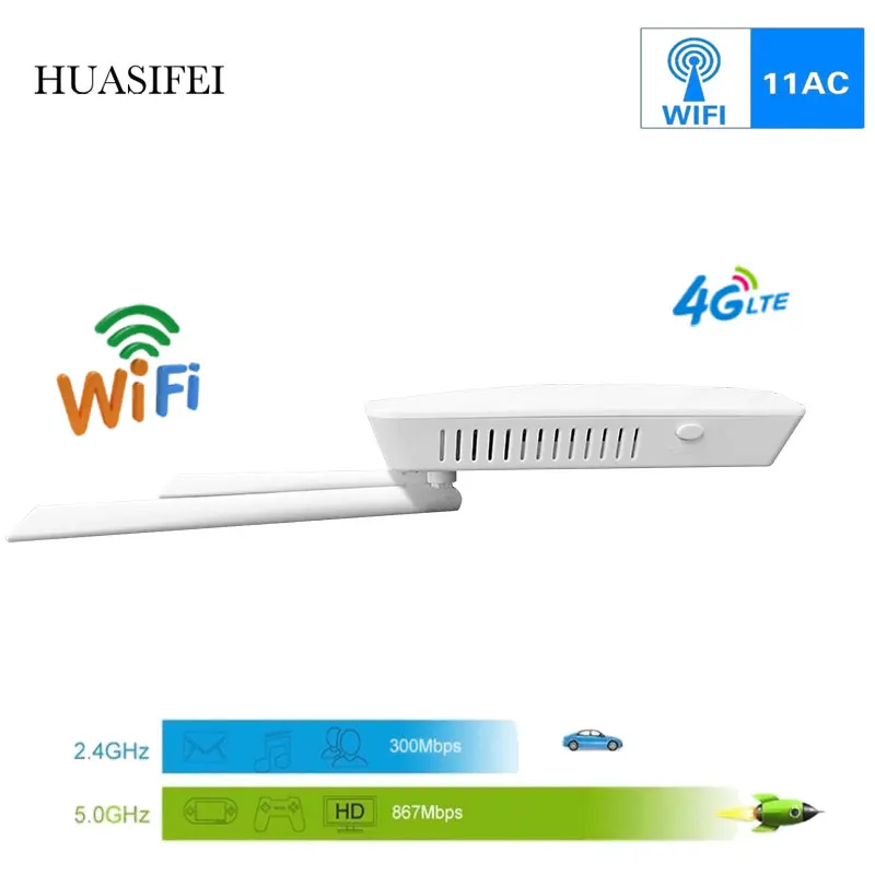 1200Mbps 4G LTE CPE Router CAT6 4G Dual Band 2.4&5.8G Wireless AP FDD/TDD LTE Wi fi Router With Sim Card