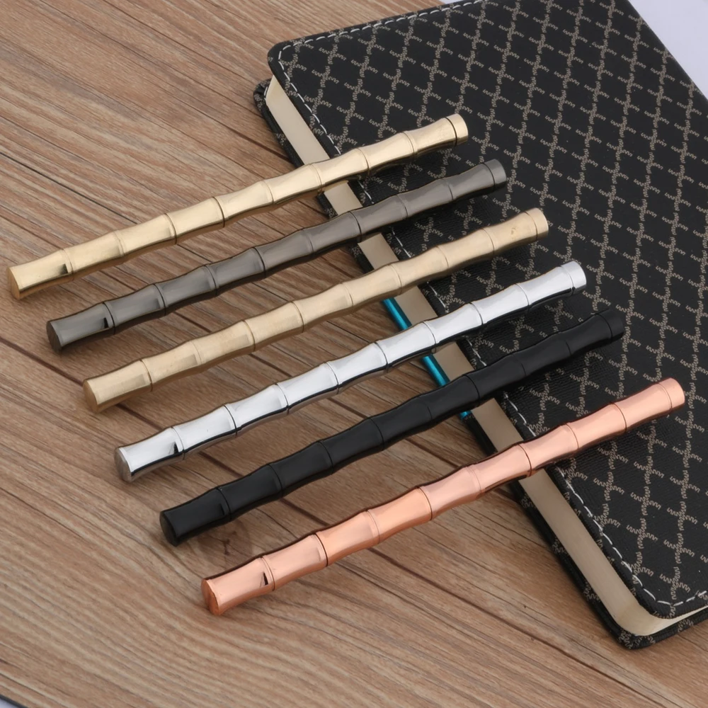 classic Trim Rollerball Pen Detachable Bamboo brass GOLDEN ROSE SILVER Gun black Stationery Office school supplies Writing