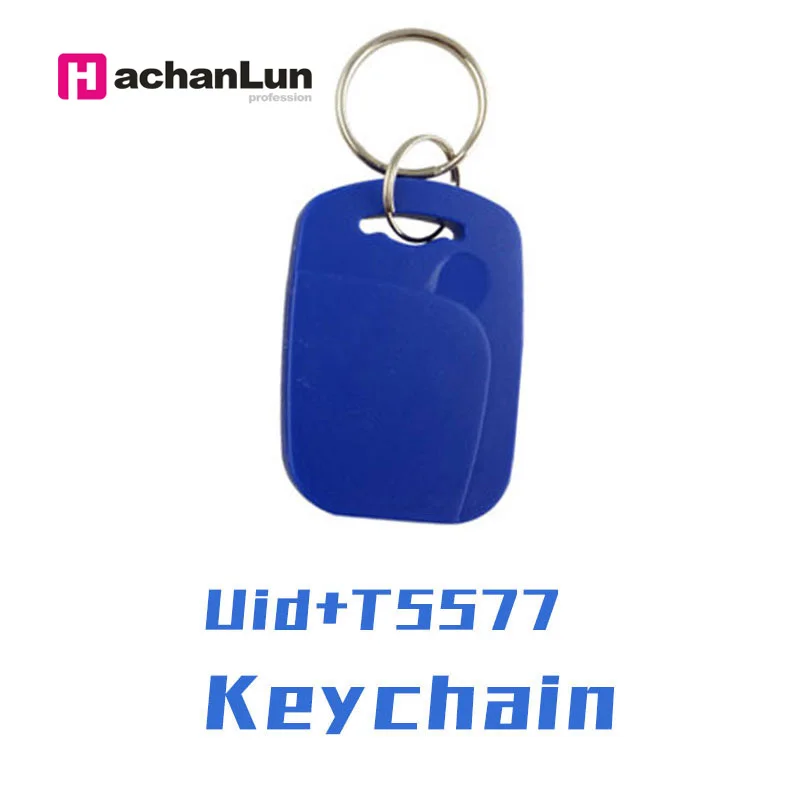 

50/100pcs UID + 5577 Smart NFC Dual Chip IC + ID Composite Keychain RFID 125KHZ EM4305 13.56MHZ Repeatable Erasable Access Card