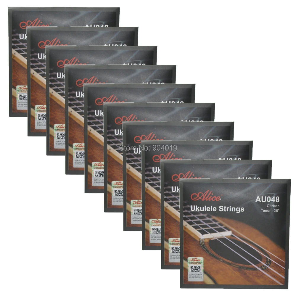 

10Sets Alice Tenor Ukulele Strings Carbon Nylon For 26'' Ukulele AU048