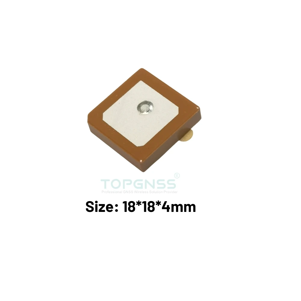 

TOPGNSS Small GPS ceramic antenna support GNSS GPS GLONASS BEIDOU Antenna Passive Antenna 18 x 18 x 4mm For GPS Antenna Module