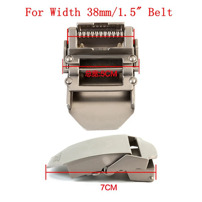 Gürtel für Herren, Canvas-Gürtel, Breite 3,8 cm, Dicke 4 mm, Country-Stil, Western-Gürtel, Jeansgürtel, modische Gürtel (ohne Schnalle) – Detail 1