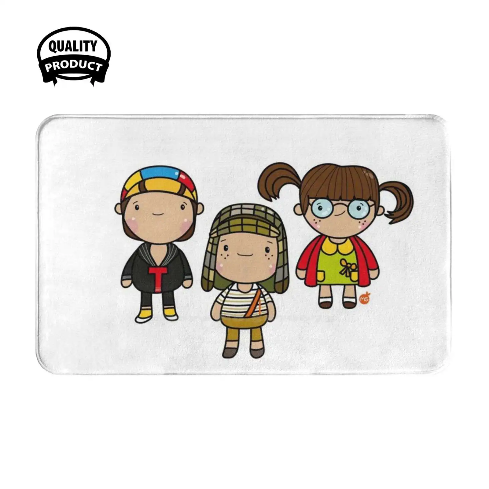 Chavo Chilindrinams Soft Cushion Home Carpet Door Mat Car Rug Kid Chilindrina Friends Neighborhood