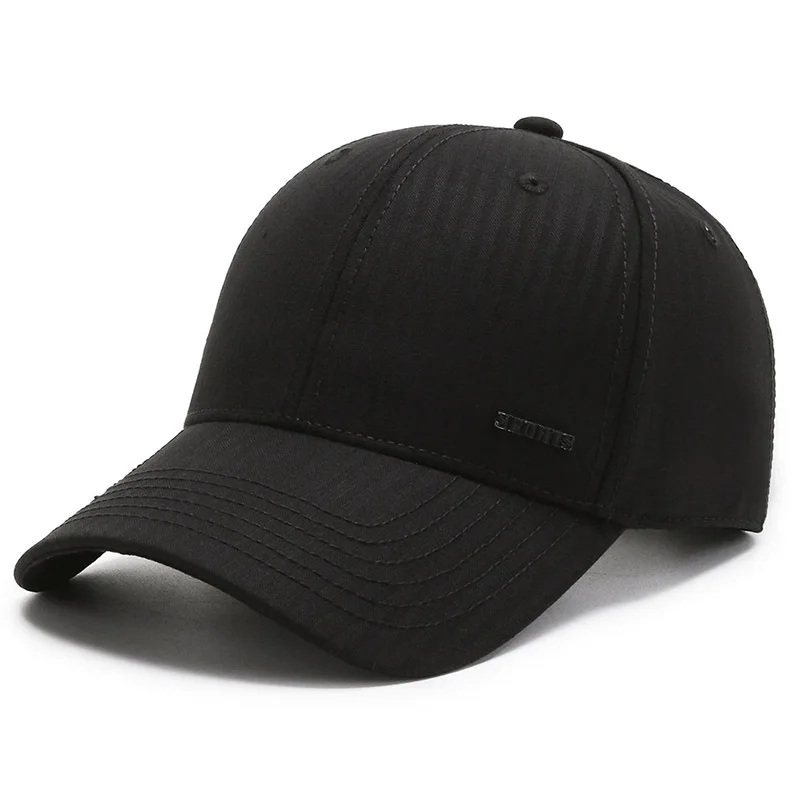 

Solid Black Cap Cotton Golf Men's Baseabll Caps Snapback Hat Bone Trucker Cap Male Gorras Hombre High Quality