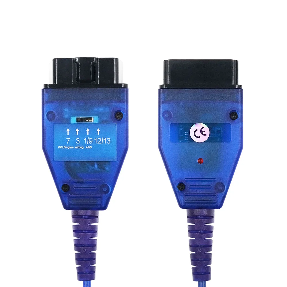 رقاقة FTDI FT232RL لـ VAG V OBDII ، كابل ماسح ضوئي تلقائي ، واجهة تشخيص Ecu للسيارة ، مفتاح 4 طرق للسيارات متعددة العلامات التجارية