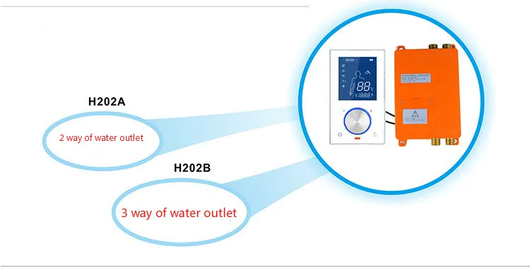 LCD Smart Touch Screen cyfrowy prysznic kontrola termostat bateria natryskowa prysznic termostatyczny