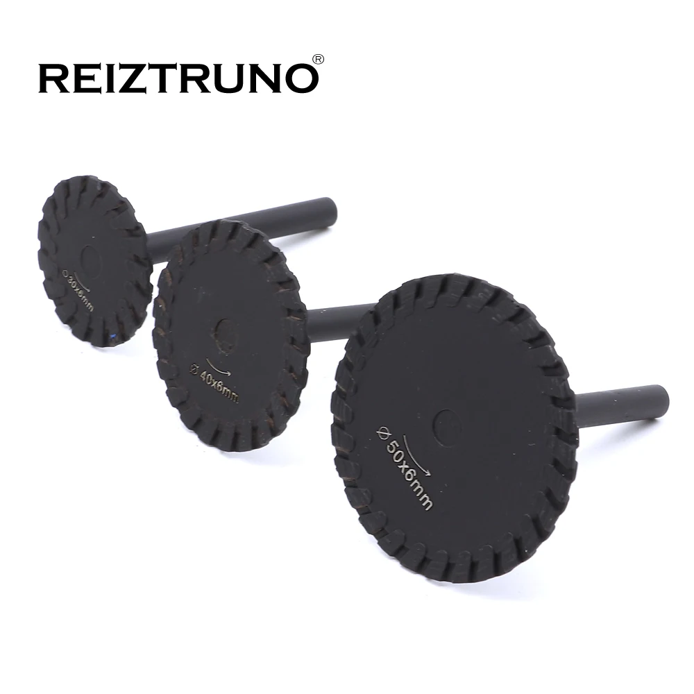 Reiztruno 30/40/50ミリメートルダイヤモンド鋸刃大理石、花崗岩、石彫刻鋸刃、6ミリメートルシャンクセラミックナイフミニブレード