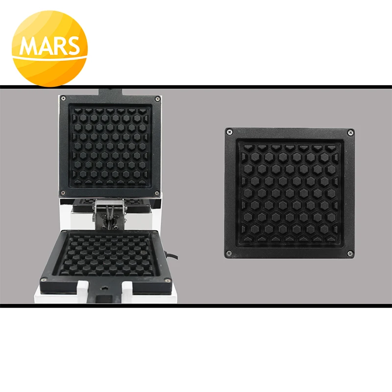 商業ハニーコームワッフルスティック Wafle ポップ機バブル卵ケーキオーブン電気ワッフルメーカー機鉄ベイカー