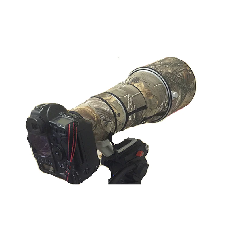 Juntuo Lens Coat for Canon EF 400mm f/2.8 L IS II III USM Telephoto Wildlife Camouflage Cover Waterproof Nylon Wrap Case