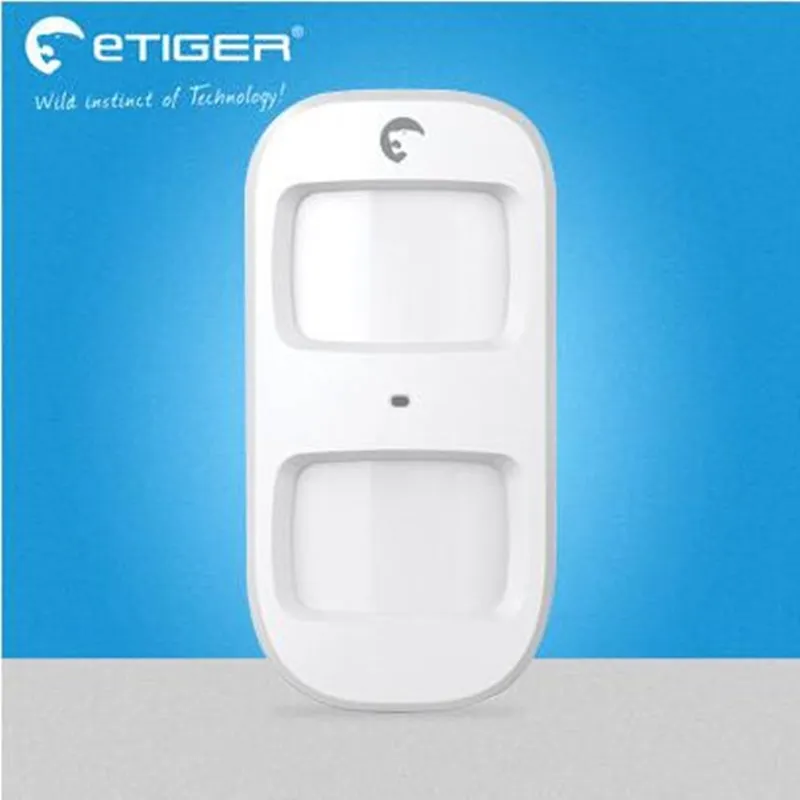 Etiger  Pet Friendly Motion Detector PIR Movement Sensor Works with S4 and S3B Alarm System