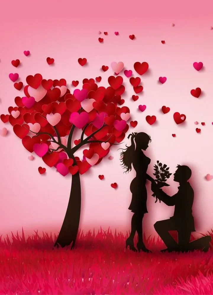 JMINE Div 5D Hearts Love Tree  Full Diamond Painting cross stitch kits art High Quality Cartoon 3D paint by diamonds