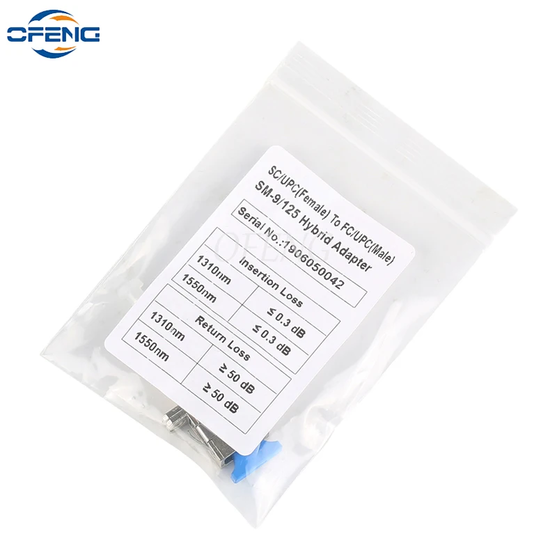 SC-FC FC macho SC hembra conector rápido de fibra FTTH adaptador de transferencia de fibra óptica monomodo acoplador de medidor de potencia personalizado