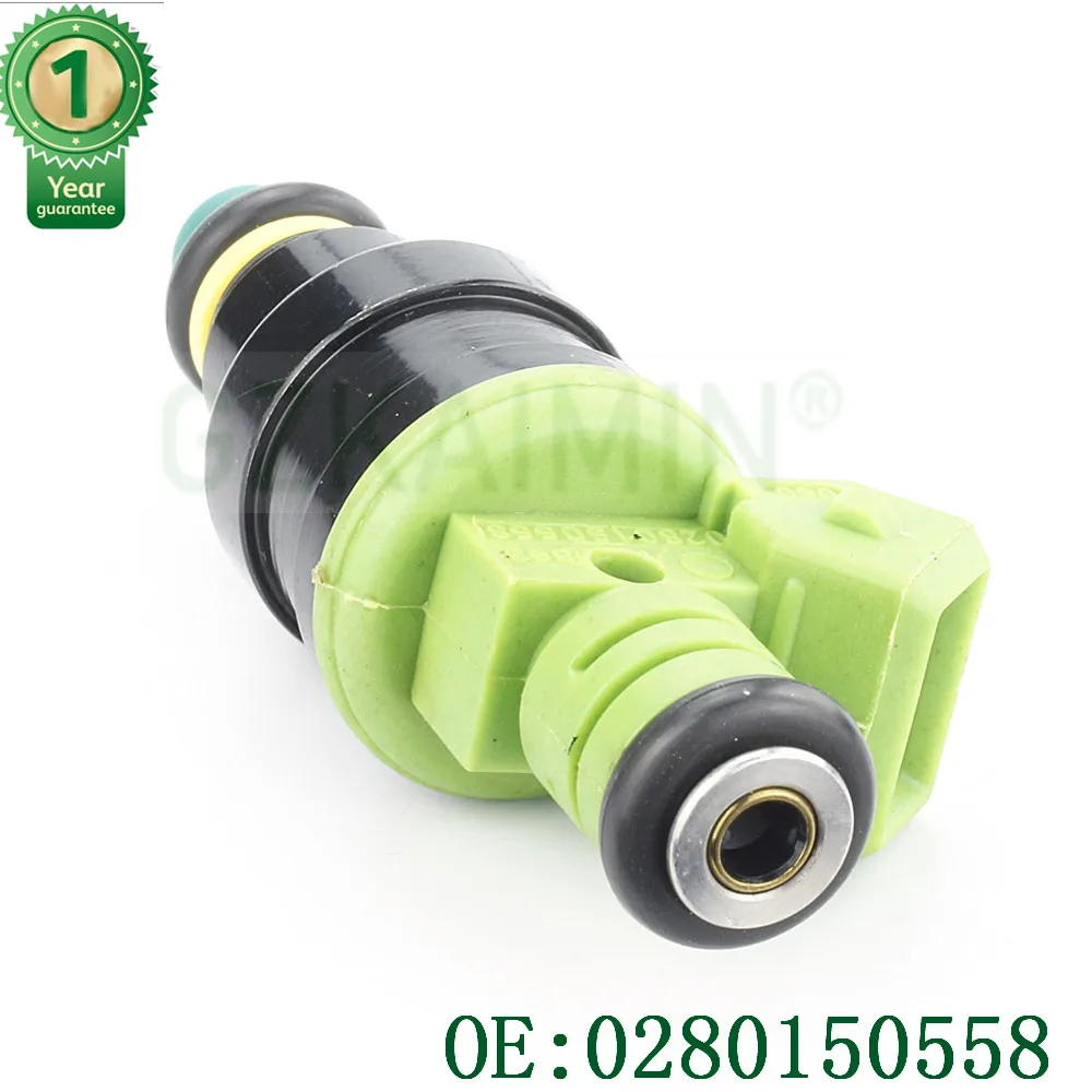 set 4 OEM  0280150558 0 280 150 558 Injection Valve  42LBS 440cc min  Green top fuel injection  XL3V9F593A5A