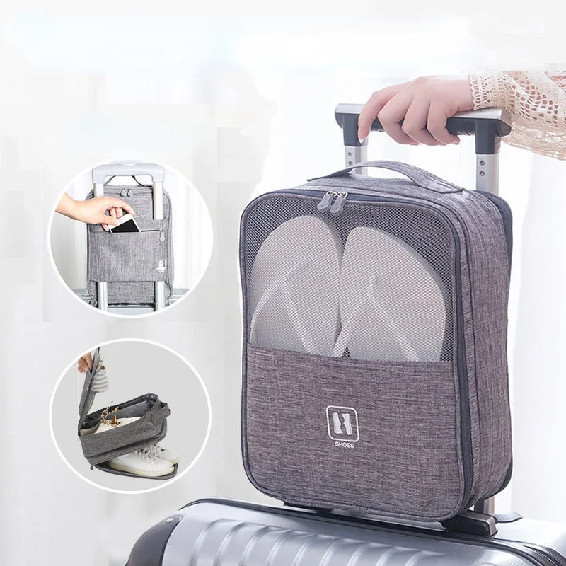 

New style travel storage bag shoe storage bag waterproof cationic bag multifunctional portable shoe storage bag