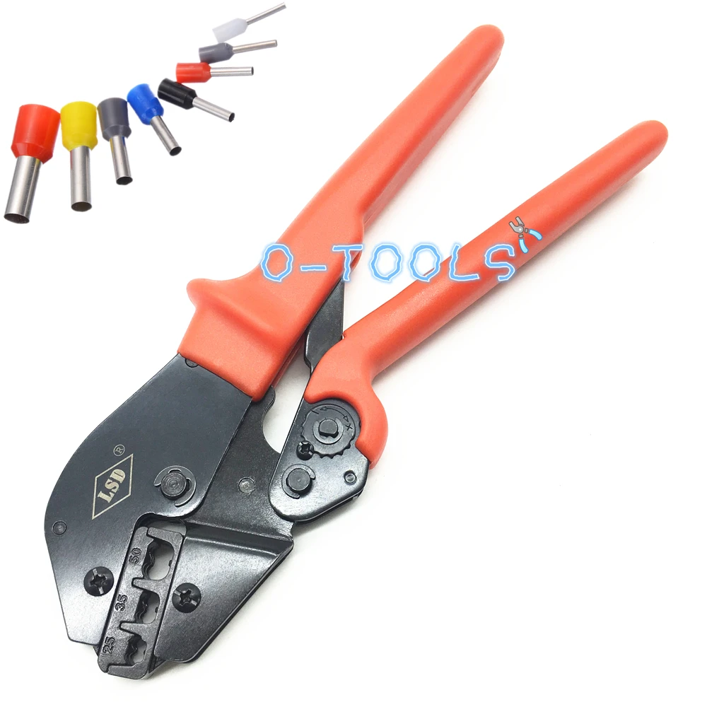 Electric crimping tools AP-2550EF 4-1AWG bootlace cable ferrules crimping pliers for wire end sleeve 25-50mm2