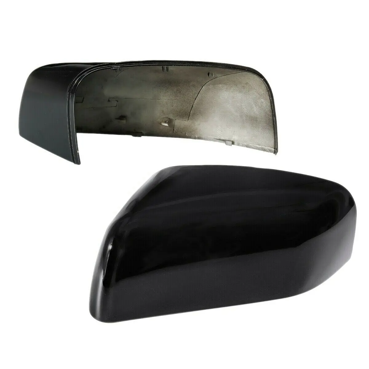 Left / Right Side Gloss Black Wing Mirror Cover Cap For Land Rover Range Rover Sport LR2 LR4 2010 -