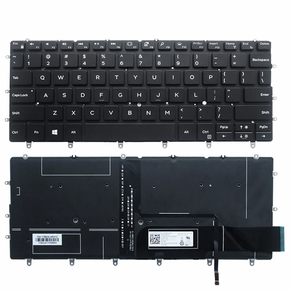 Nowa amerykańska klawiatura do DELL Latitude 5520 5521 5530 5531 Precision 3560 3561 P104F 3570 3571 3580 angielski laptop — zdjęcie produktu 7