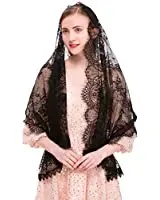 2020 French Lace Scarf Chapel Veil Lady Head Covering Mantilla