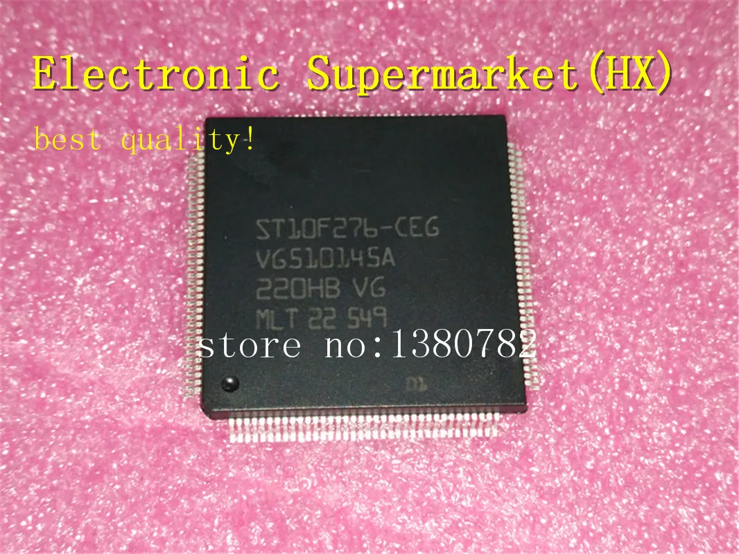 

Free Shipping 5pcs/lots ST10F276-CEG ST10F276 10F276 QFP-144 New original IC In stock!