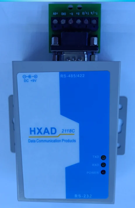 Hxad Hxsp-2118c RS232 إلى RS485 / RS422 الصناعية البرق حماية العزل الكهروضوئية 5 كجم