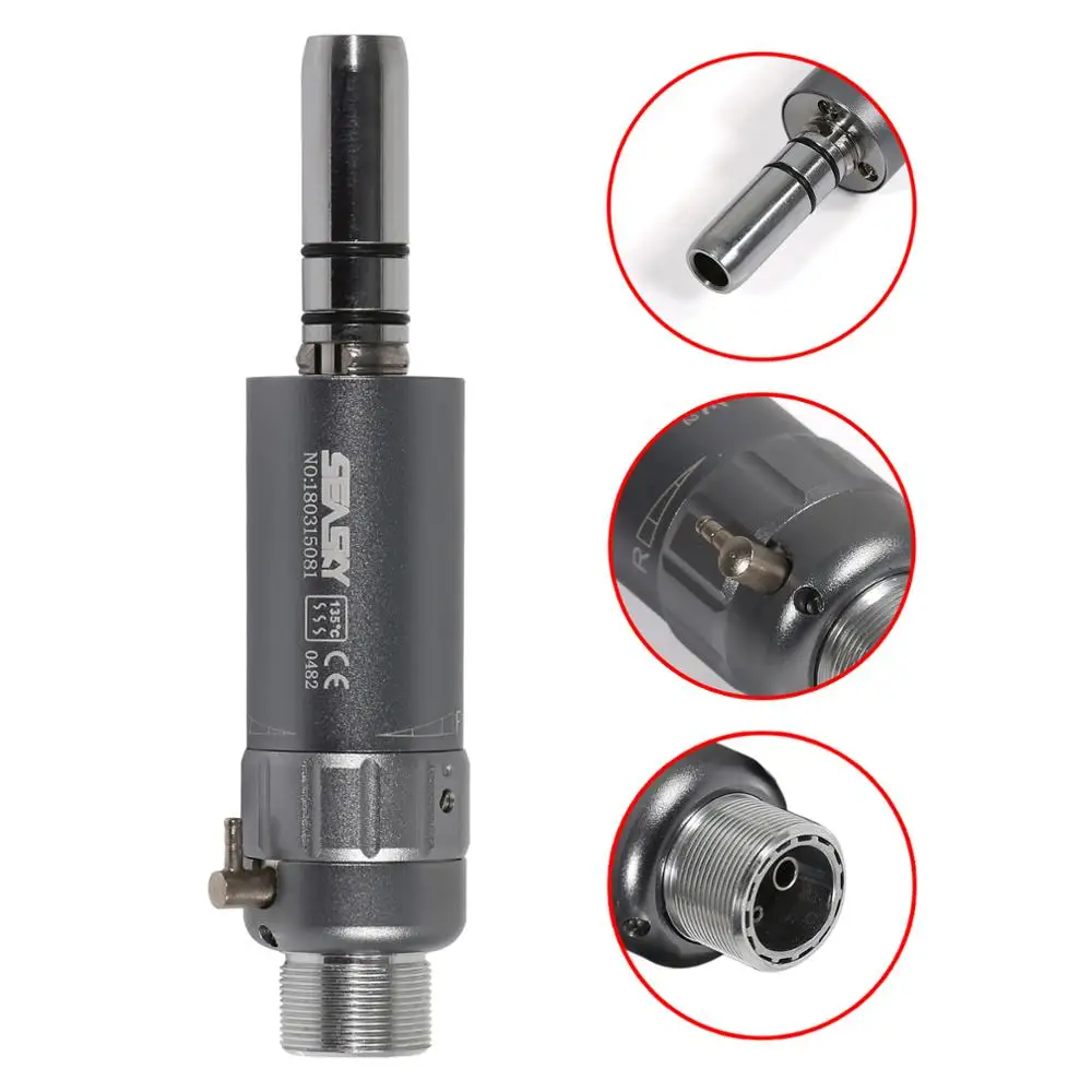 Dental Tool Slow Low Speed Air Motor Micromotor 2/4 Hole Connector Contra Straight Handpiece Free Shipping