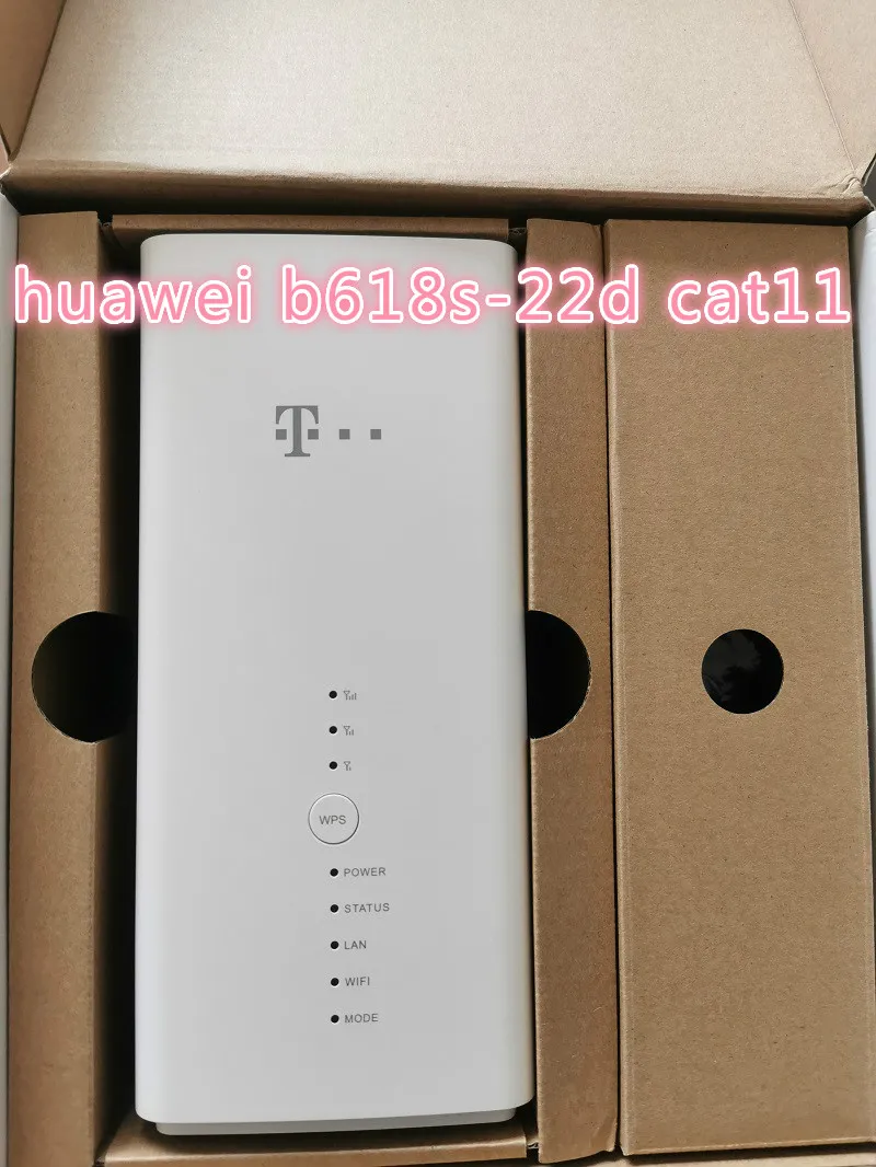 

Unlocked Huawei B618s-22d Cat11 4G LTE Band 1/3/7/8/20/38 600Mbs Wireless Router