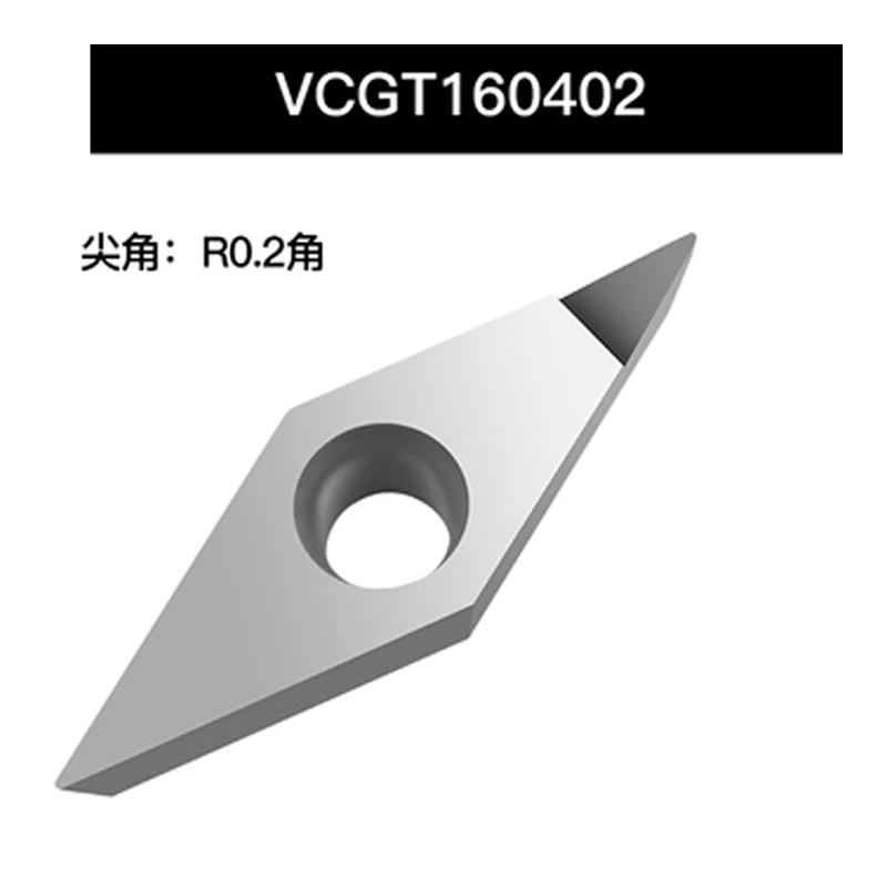 1pc VBGT VCGT PCD Diamond insert VBGT110302 VBGT110304 VBGT110308 VBGT160402 VBGT160404 VCGT110302 VCMT160402 turning tool