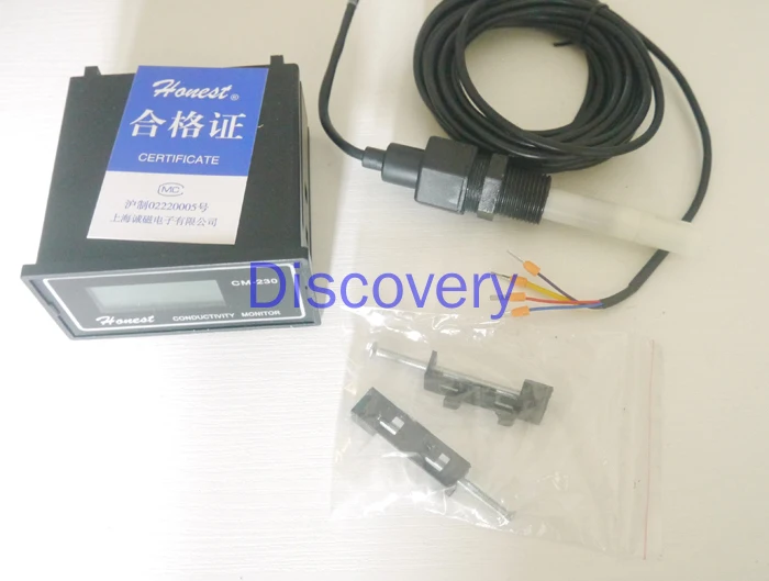 Shanghai Chengchi CM-230 Conductivity Meter Pure Water Machine - Supporting 1.00 Plastic Case Conductivity Electrode 5 Meters