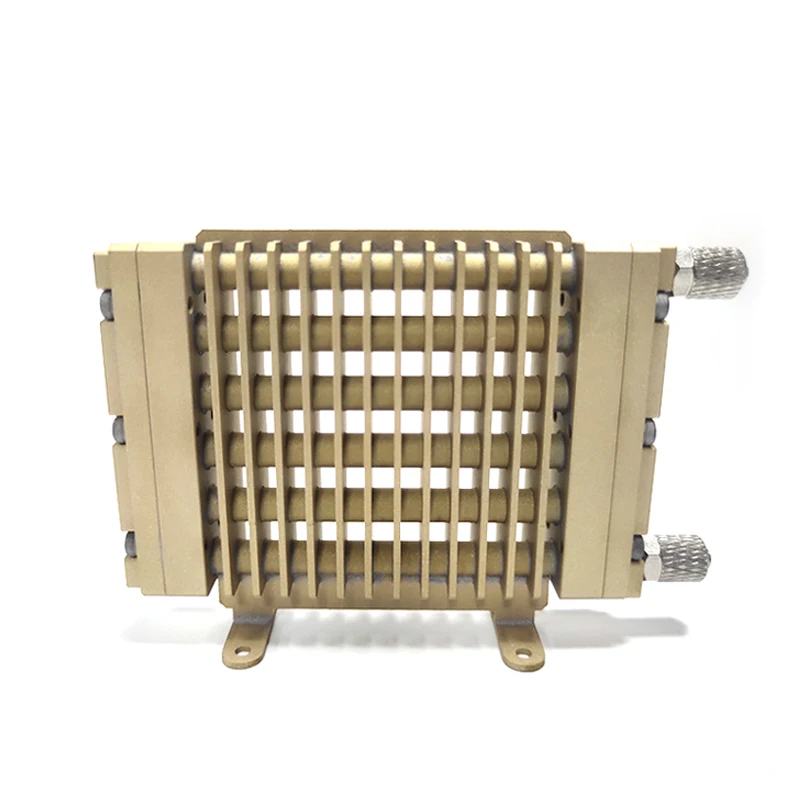 All-brass Welding Radiator 6-channel Oil Passage Hydraulic Model Accessories Excavator Loader Bulldozer Adult Toy Boy Toy