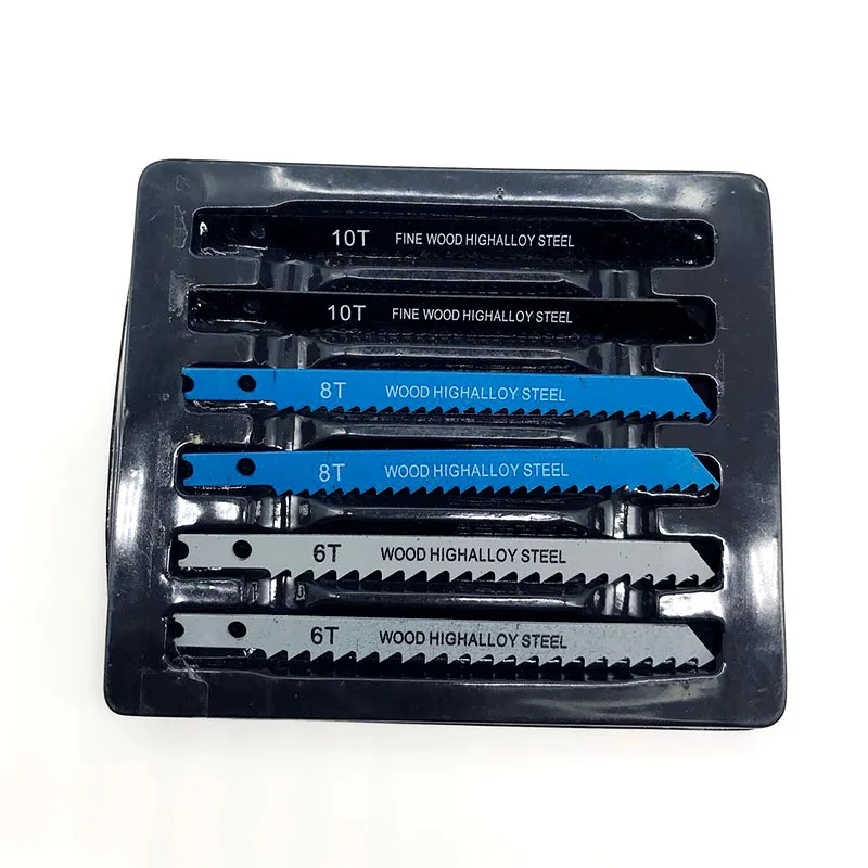 14pcs U-shank Jig saw Blade Set Assorted Metal Steel Jigsaw Blade Fitting For Plastic Wood Cutting Tools