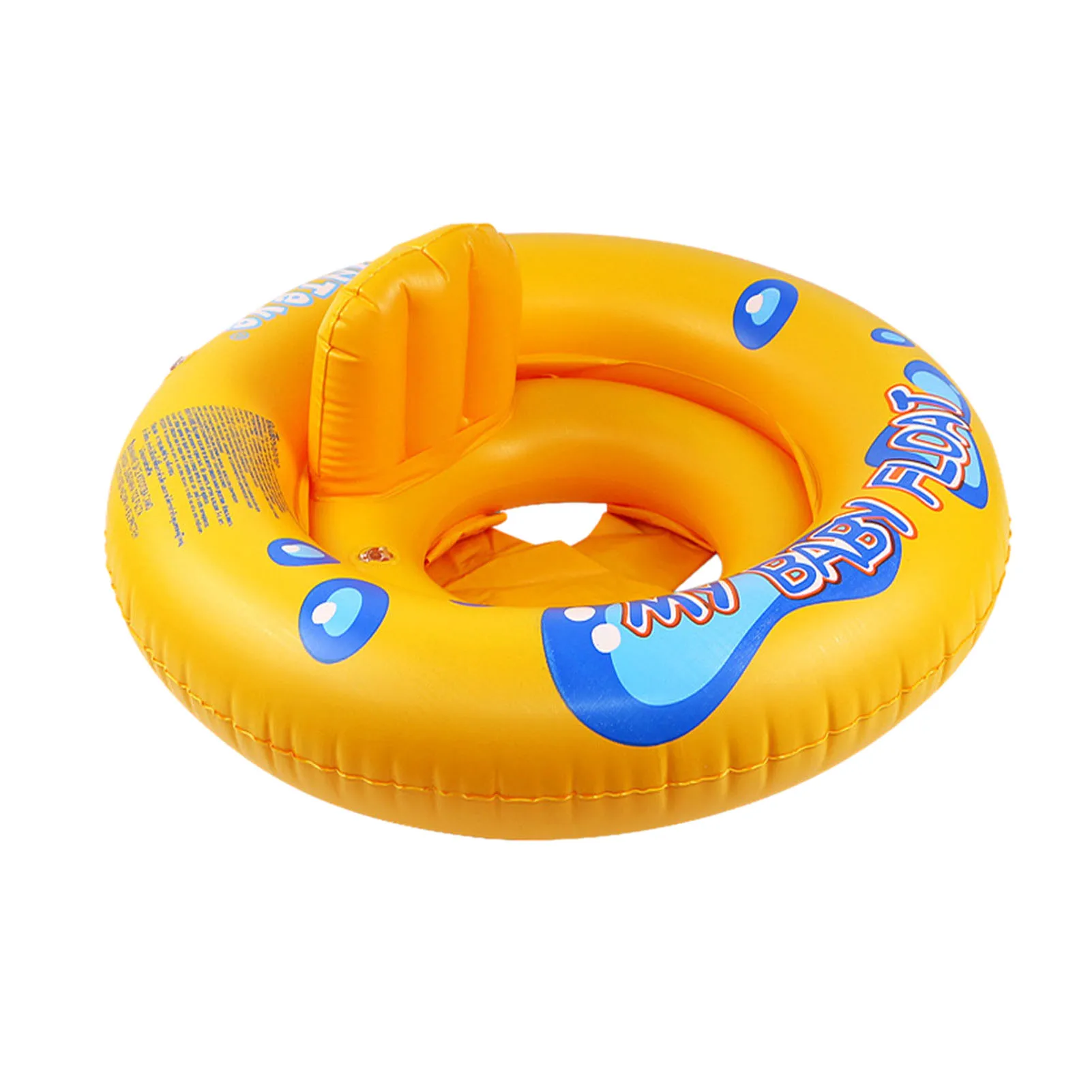 Summer Swimming Float Iatable Swimming Ring 2 Circles Hollow Swim Seat Ring Swimming Pool Toys Water Seat For Kids Baby