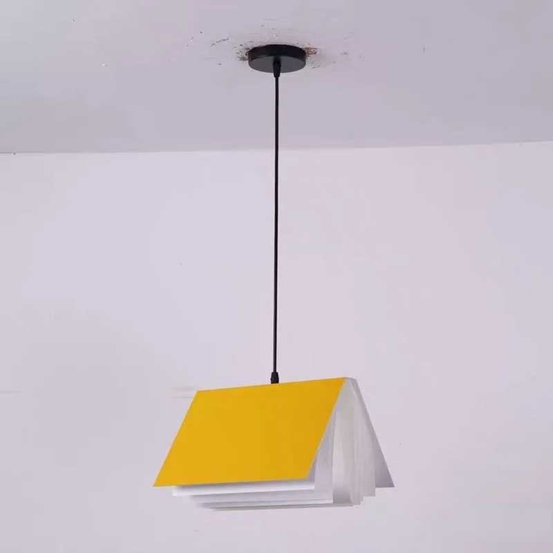 Modern Led Book Pendant Light Living Dining Room Study Chandelier Hanging Lighting Night Lamp Bedroom Kitchen Restaurant Light