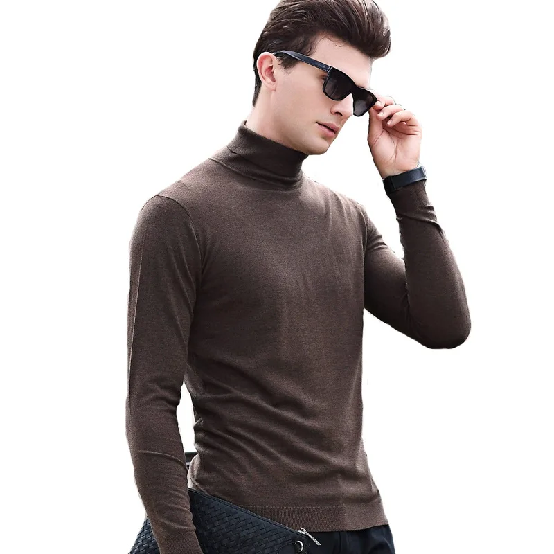 MRMT 2024 marca autunno e inverno nuovo maglione da uomo auto-coltivazione collo alto lavorato a maglia per uomo giovane maglione a maniche lunghe