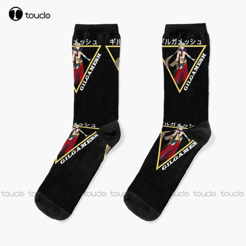 Fate Grand Order Babylonia King Gilgamesh Socks Halloween Socks Personalized Custom Unisex Adult Teen Youth Socks Christmas Gift