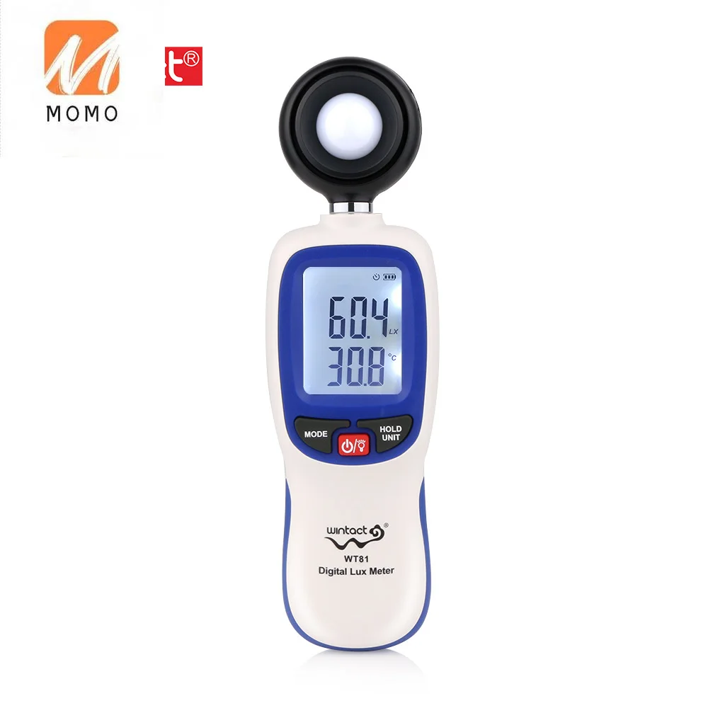 Digital Luxmeter Mini Light Meter Environmental Testing Equipment Handheld Type illuminometer WT81