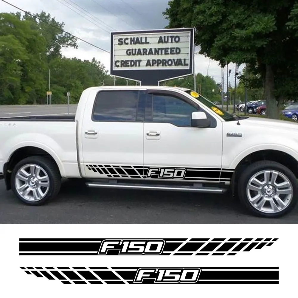 

Pickup Door Side Decal For Ford F150 Raptor Truck Graphics Body Long Stripes Decor Stickers Vinyl Sticker Cover Auto Accessories