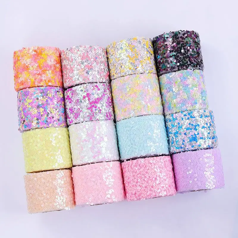 

6cm/8cm mesh polka sequins dot tulle roll 10 yards DIY handmade material headdress bow shoes hats accessories