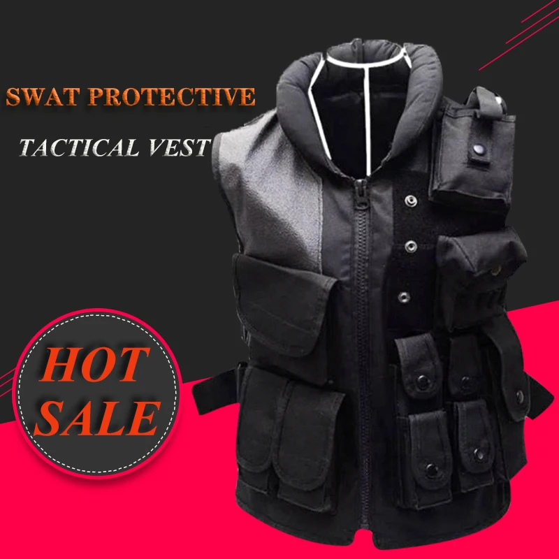 Tactical Molle Airsoft Hunting Vest Body Armor Combat Assault Plate Carrier Swat Military Modular Security Men's Field Jacket