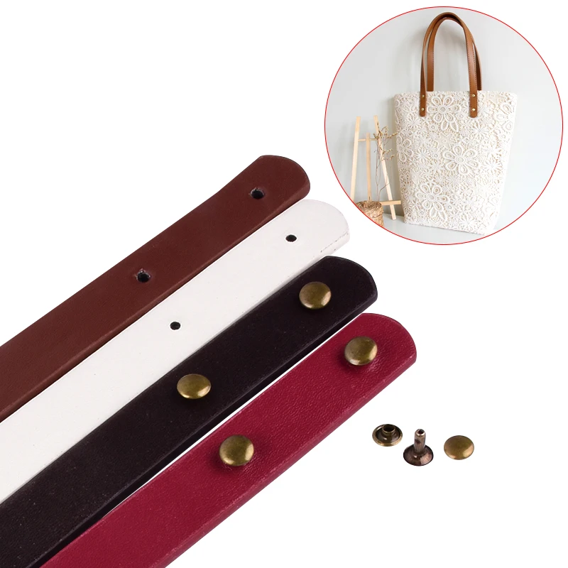 1 pair DIY PU Leather Strap, Handbag Strap. Leather shoulder 23 inchse Length With Different Color