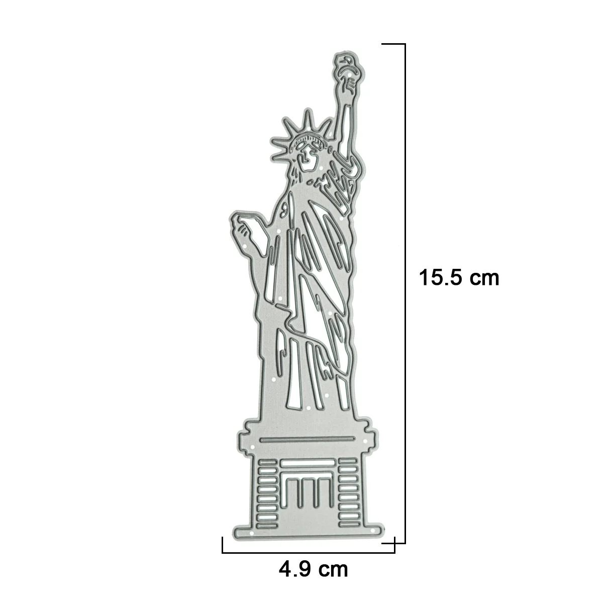 USA Landmark Statue of Liberty Metal Cutting Die For Scrapbooking DIY Photo Album Clip Art Work Decorating Paper Cutter Stencil