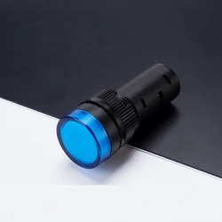 20 Pcs/Lot AC/DC 12V,24V,110V, AC220V Blue AD16-16C 16mm Mount Size LED Power Indicator Signal Light Pilot Lamp