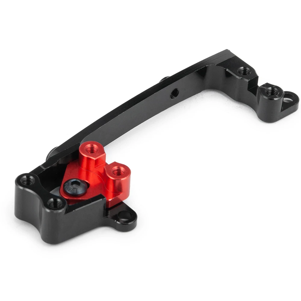 AXSPEED-Soporte de montaje de Servo de dirección de aleación de aluminio para 1/10 Axial SCX10 II 90046 coche trepador de control remoto, piezas de mejora de Servo