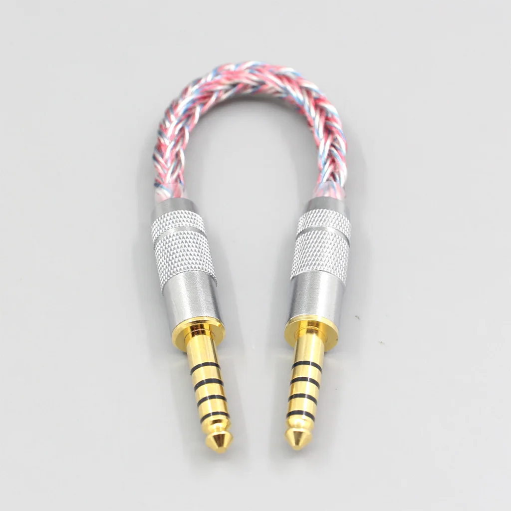 Adaptateur audio stéréo mâle vers mâle, radiateur IFI Vermont, 8 cœurs, argent pur, or, câble 16 OCC, 99% mm, 4.4mm, LN007720, 3.5