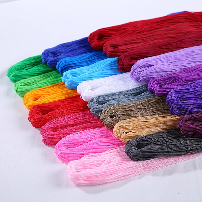 40 meter 1mm Nylon Rope Cords Braided String Thread for Hand Knit Crochet bag Hat Toy drawstring bag Handmade Accessories